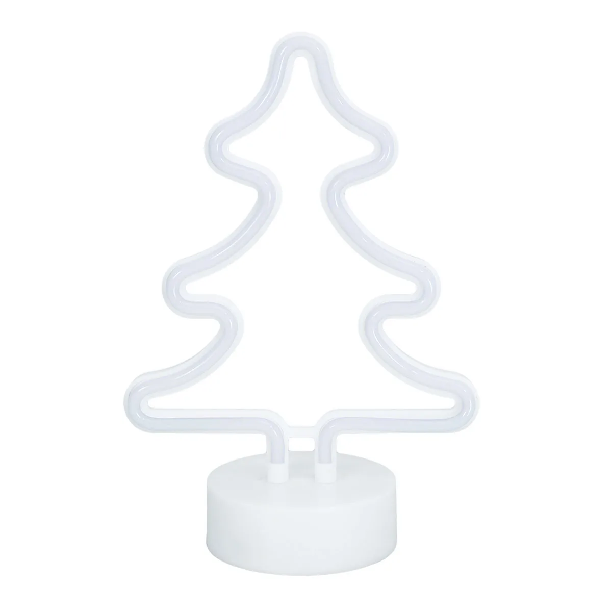 

Christmas Tree Neon Sign LED Neon Light Sign with Holder Base For Home Party Birthday Bedroom Bedside Table Decoration