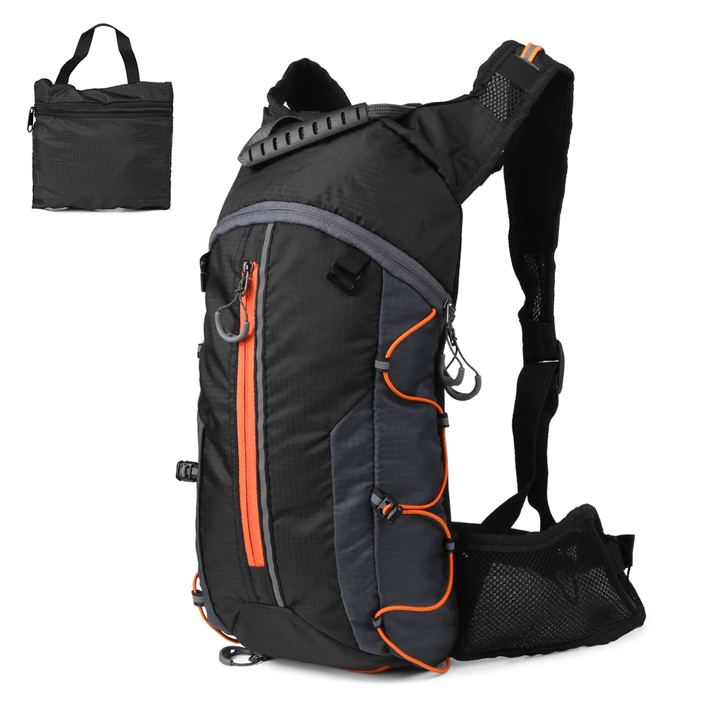 Велосипедный рюкзак для велоспорта, гидратационный складной рюкзак, легкий рюкзак для занятий спортом на открытом воздухе, рюкзак для езды на велосипеде с водяным пузырьком 2 л