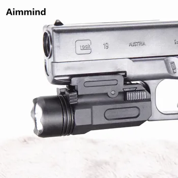 

2020 Airsoft Mini Pistol Light QD Quick Detach Handgun Flashlight LED Rifle Gun Tactical Torch for 20mm Rail Glock 17 19 18C 24