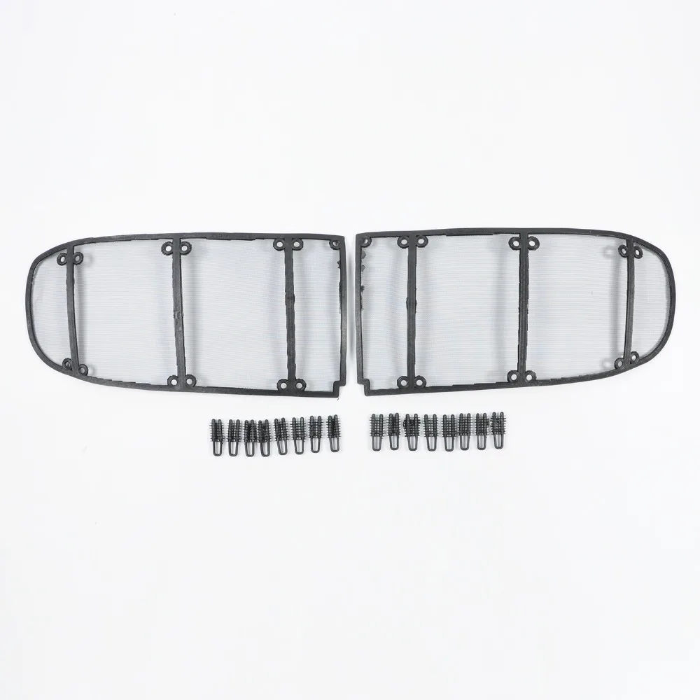 

Wtfs Stainless Steel ABS Insect Grille Mesh Grill Inserts Insect Net Insect-Proof Net for Volvo S90 2017 [QP1130]