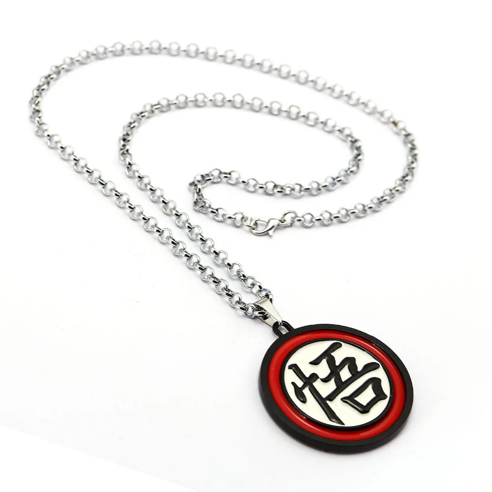 Dragon Ball Z Necklace Gohan Goku Logo Metal Pendant Fashion Link Chain Necklaces Charm Gifts ...