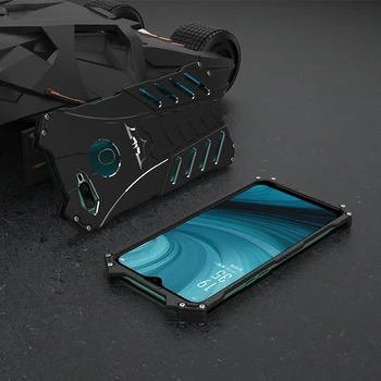 

Luxury Aluminum Metal Case For Oppo A7 Back Cover Oppo A7 Batman Element Hard Protector Cover For Oppo A7 Shockproof Phone Cases