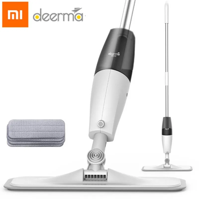 Швабра Xiaomi Mijia Deerma Spray Mop переносная швабра с распылителем воды вращение на 360