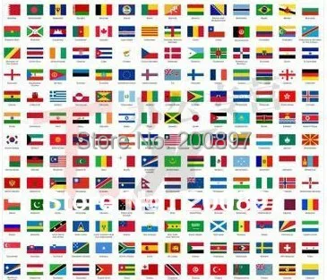 promotion wholesale discount olympic flags world national hand
