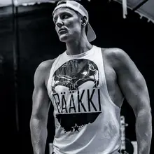 Спортивный жилет мужской свободный дышащий спортивный жилет без рукавов рубашка