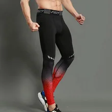 HEFLASHOR дышащие мужские колготки, брюки для фитнеса, штаны для бодибилдинга, леггинсы для тренировок, быстросохнущие Длинные мужские Стрейчевые спортивные штаны