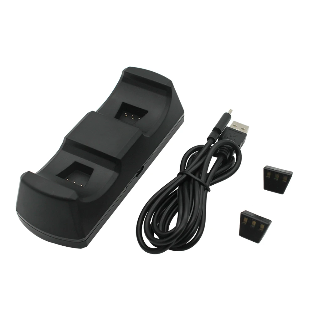 

10 шт. светодиодный индикатор зарядное устройство для контроллеров Switch Pro двойная Подставка для зарядки с 2 usb-портами Type-C и зарядным кабелем