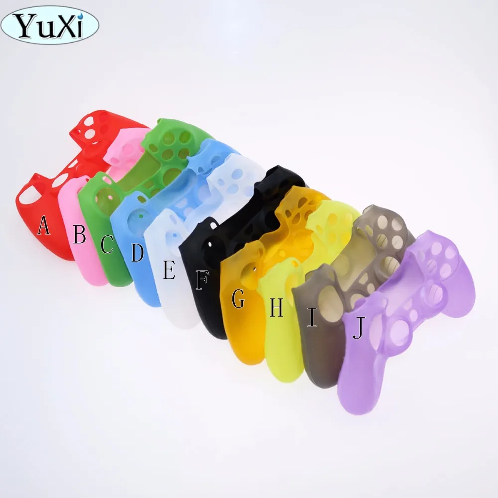 

YuXi Soft Silicone Protection Case Skin Cover For Sony PS4 Controller Grip Handle