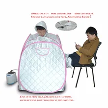 Sauna Steam Home Box 2People 3Room Aromatherapy Spa Tent Steamer Slimming Body Detox Treatment Insomnia