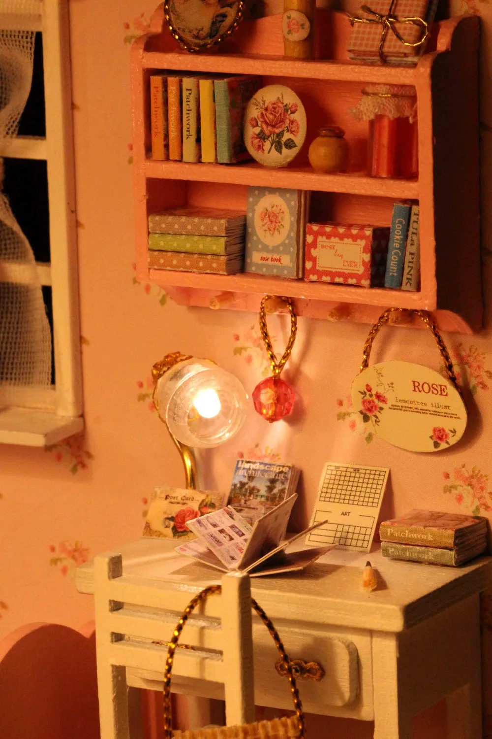 Diy деревянный Миниатюрный Кукольный дом игрушечная мебель Miniatura головоломка модель ручной работы кукольный домик креативный подарок на день рождения сладкий солнечный свет