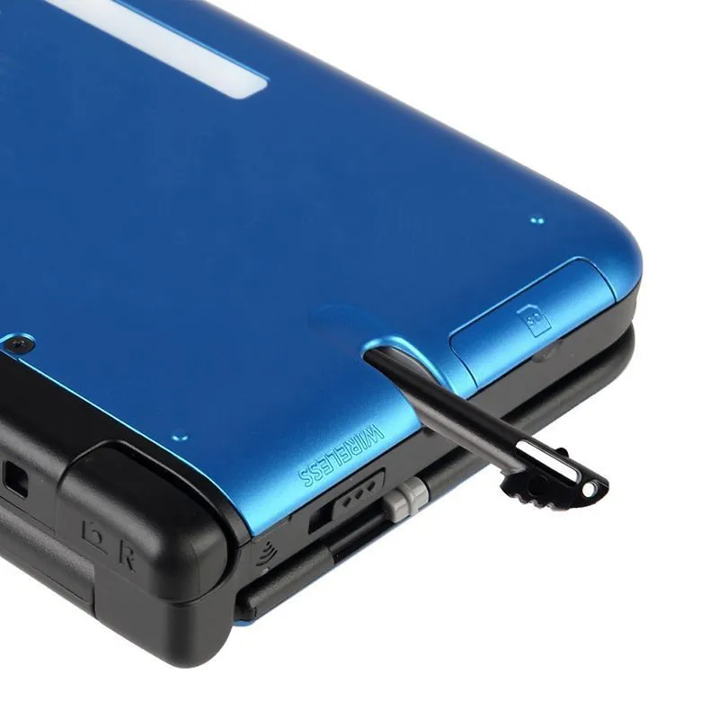 2 шт. черный Пластик Сенсорный экран Стилусы ручка для Nintendo 3DS N3DS XL LL