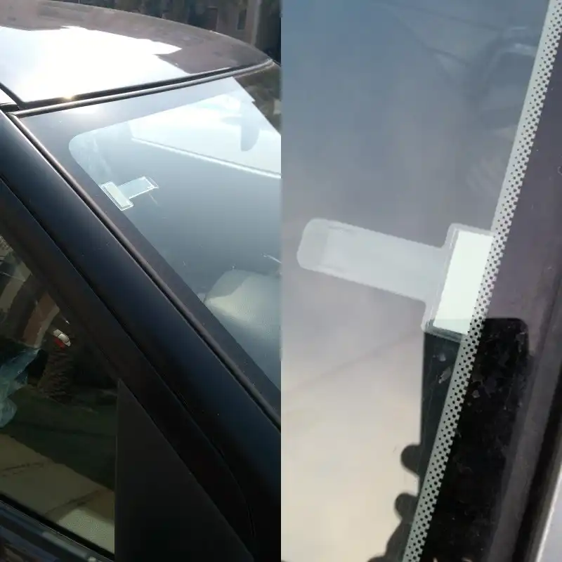 Wilk Accessorio Decorativo 2pcs Car fattura Cartella biglietteria Veicolo Biglietto di parcheggio Permesso Clip del Supporto di Holder Autoadesivo Auto Parabrezza Finestra