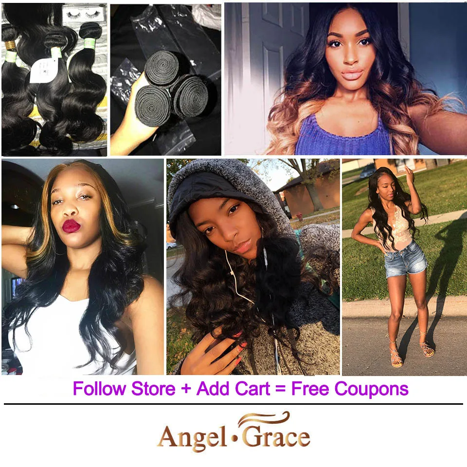 Body Wave Bundles With Closure Remy Human Hair 3 Bundles With Closure Brazilian Hair Weave Bundles With Closure Angel Grace Hair Body Wave Bundles With Closure Remy Human Hair 3 Bundles With Closure Brazilian Hair Weave Bundles With Closure Angel Grace Hair