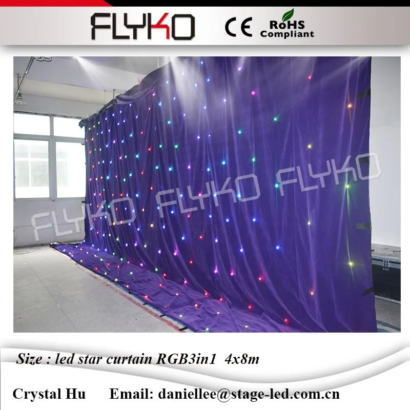 LED star curtain 4x8m17