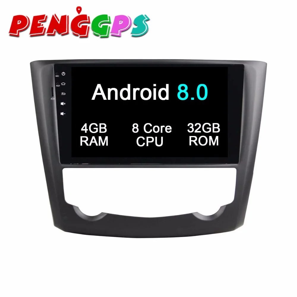Android 8.0 7.1 Car DVD Player GPS Navigation Headunit For Renault Kadjar 2016 Full Touch Car