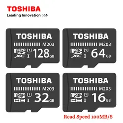 TOSHIBA M203 Micro SD Card 128 GB 64 GB 32 GB Class 10 U1 UHS-I TF карты usb флэш-карты памяти Microsd SDHC/SDXC Для планшета Android