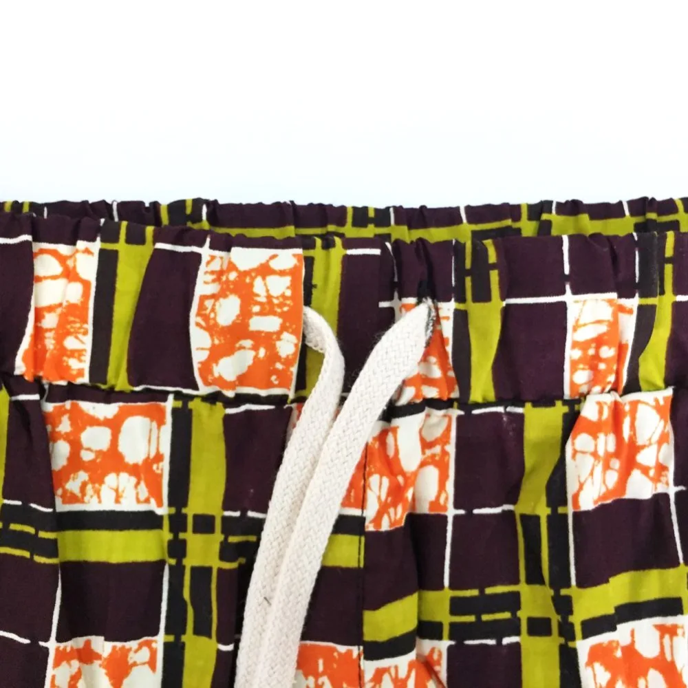 Для женщин в африканском стиле шорты с принтами Afrocentric ткань сделана с Китенге ткани Современные шорты Анкара для лета