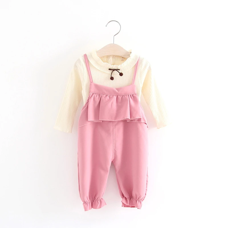 2017 Hot Sale 2Pcs/Set Solid Autumn New Cute Baby Girl Clothes Set Baby Clothing Sets Sweatshirts+Casual Pants 6-48M 2017 Hot Sale 2Pcs/Set Solid Autumn New Cute Baby Girl Clothes Set Baby Clothing Sets Sweatshirts+Casual Pants 6-48M