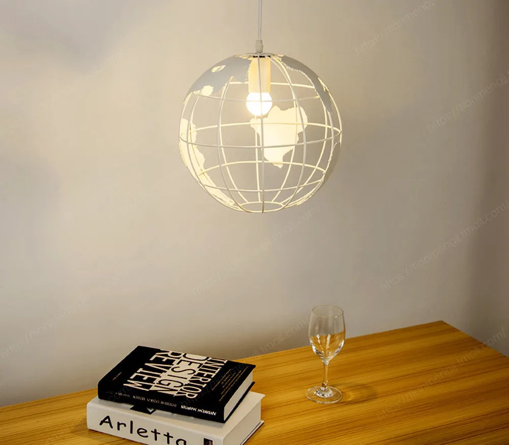 Подвесные светильники, современный Глобальный подвесной светильник, американская Подвесная лампа для спальни, гостиной, ресторана, бара, домашнего освещения