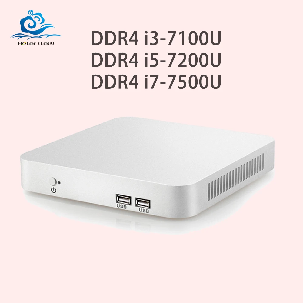 

Mini PC Intel Core Gen 7th PC i3 7100U i5 7200U i7 7500U Windows 10 Mini Computer Desktop HDMI WIFI USB3.0 gaming pc