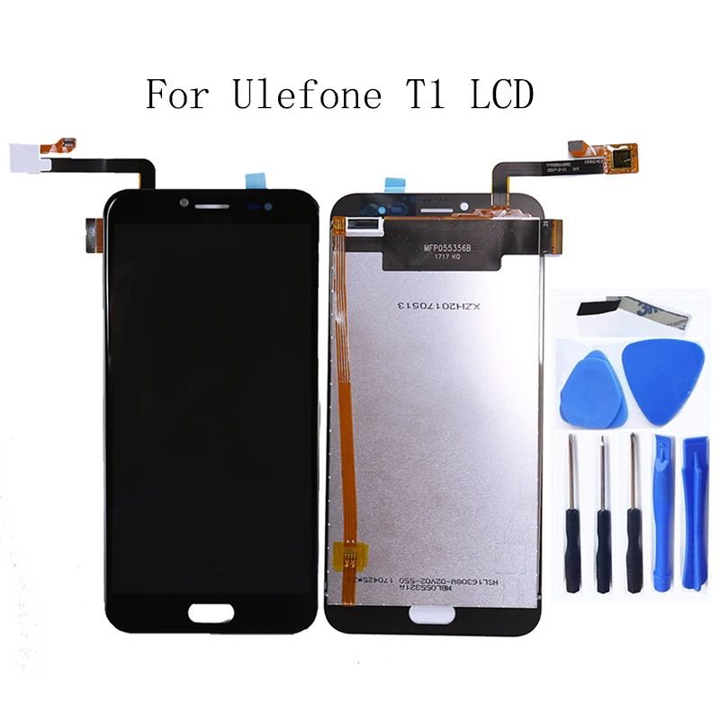 Для Ulefone T1 ЖК дисплей сенсорный экран дигитайзер для Аксессуары мобильных