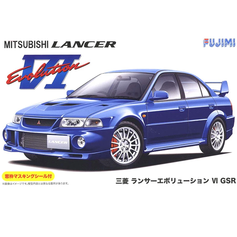 Fujimi 39237 1/24 Scale Model Car Kit Mit Lancer Evolution VI GSR EVO