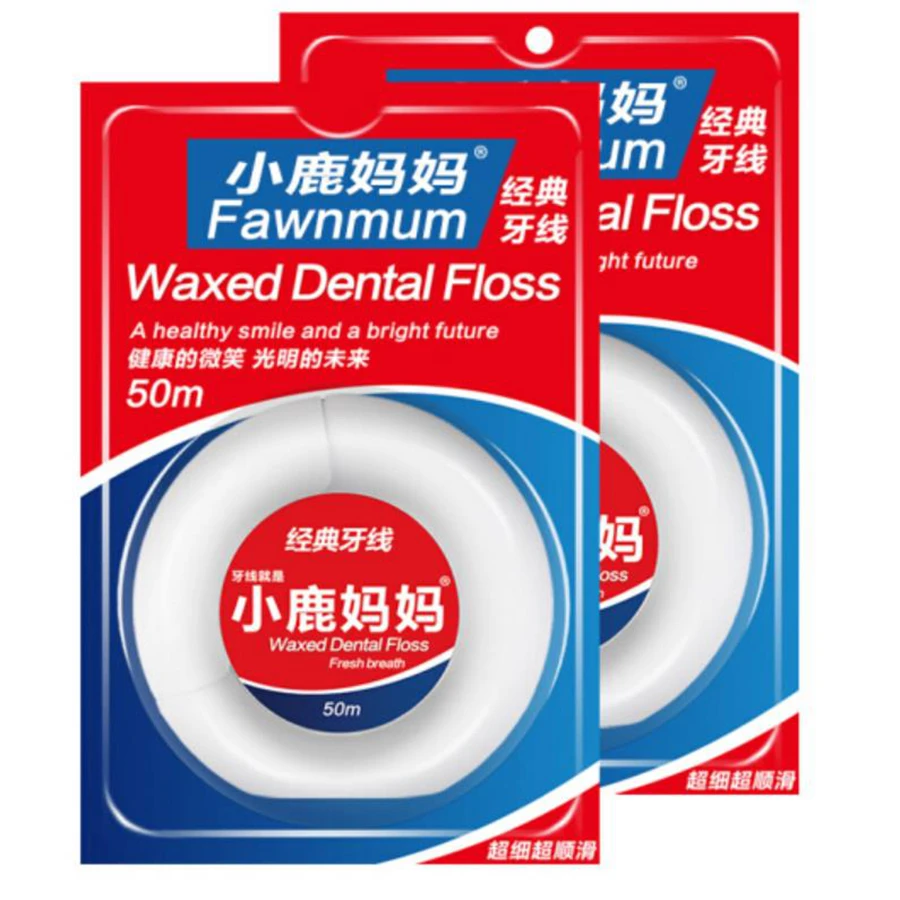 50m Dental Floss Box Mint Flavour Gum Soft Picks Dental Flosser Oral