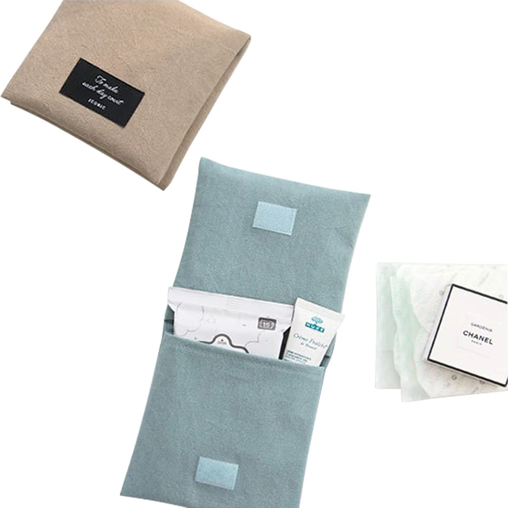 Women Menstrual Sanitary Napkin Bag Holder Case Cotton Personal Health Care Feminine Hygiene