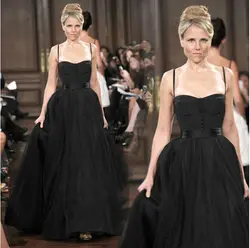 Бесплатная Доставка партия платье vestido де ренда феста халат де вечер 2016 новая мода sexy черный длинные Формальное вечернее платье бальное