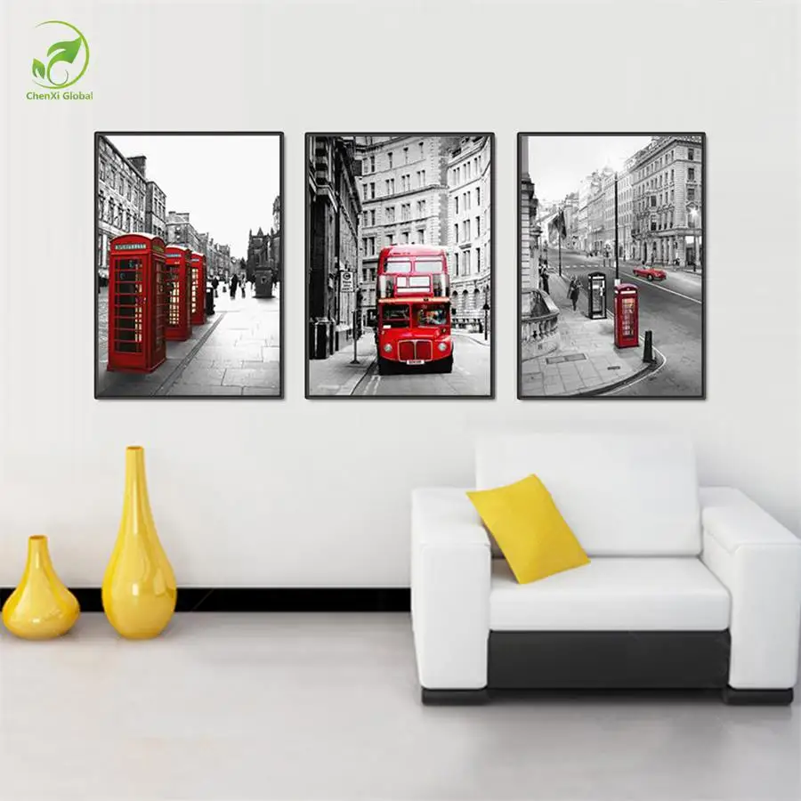 Online Buy Wholesale Modern Wall Frames From China Modern Wall - Modern London Red Bus Car Wall Art Picture Melamine Sponge Board Canvasprints Oil Painting Pcs online buy wholesale modern wall frames from china modern wall - modern london red bus car wall art picture melamine sponge board canvasprints oil painting pcs