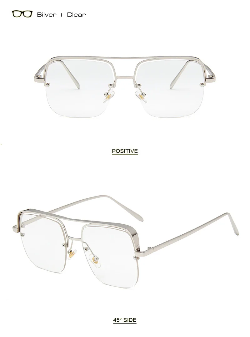 SHAUNA, Ретро стиль, толстая полуоправа, женские квадратные ...