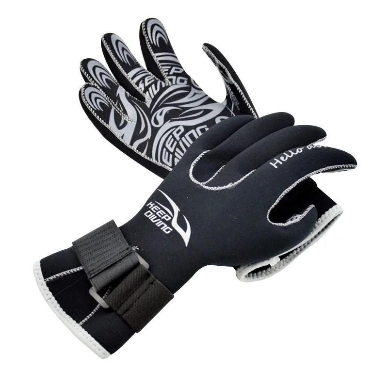 Neoprene Scuba Dive Gloves Snorkeling Equipment Anti Scratch Keep Warm Material Winter Swim Spearfishing 3mm | Спорт и развлечения