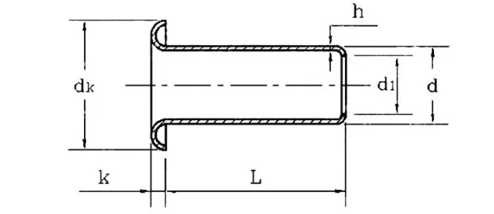 100-500 шт M0.9 M1.3 M1.5 M1.7 M2 M2.3 M2.5 M3 M4 M5 M6 Tubular Медь полые заклепки Двусторонняя печатной платы ногти