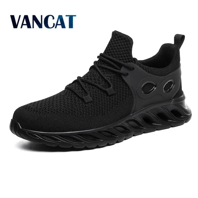 

Vancat 2019 Summer New Mesh Men Casual Shoes Lace-Up Men Shoes Lightweight Comfortable Breathable Walking Sneakers Size 39-46