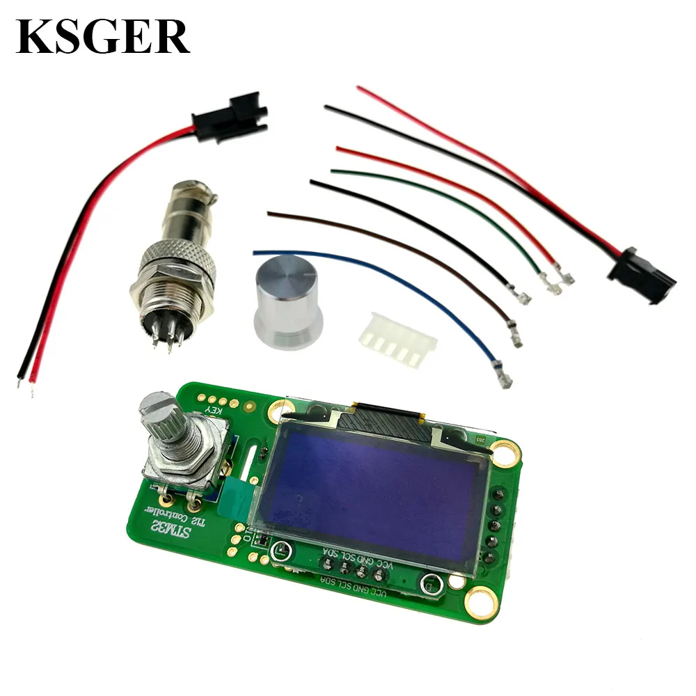 STM32 2,1 S OLED T12 паяльник контроллер температуры сварочные инструменты электронная пайка Wake-Sleep Shock 110-240 в 72 Вт - Цвет: 13 controller