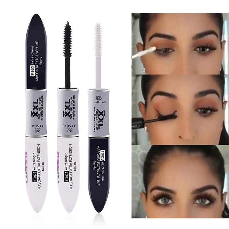2018 Newly 2 in 1 4D Silk Fiber Mascara Double...