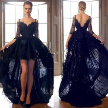 Hi Low, платья для выпускного вечера, бальное платье с v-образным вырезом, кружевные, с бисером, без спинки, вечерние платья Maxys, длинное платье для выпускного вечера, вечерние платья Robe De Soiree