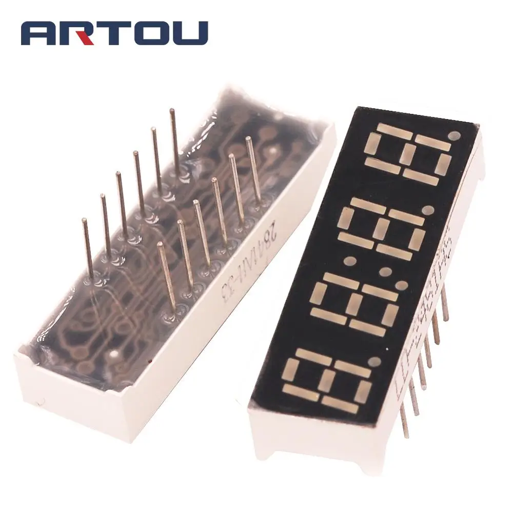 

10PCS 4Bit Digital Tube 7 segment 0.28" Red LED Display Common Cathode