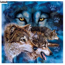 Пользовательские фото поделки алмазов картина волки вышивка крестиком 5d со стразами картина с алмазной отделкой распродажа мозаики Декор для дома