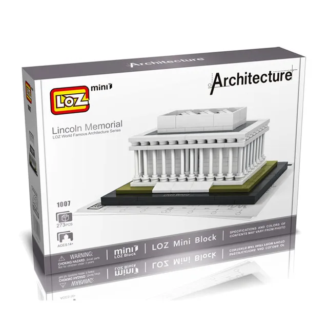 Buy Loz World Famous Architecture Lincoln Memorial