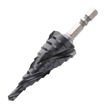

5-32MM HSS Cobalt Step Stepped Drill Bit Set Nitrogen High Speed Steel Spiral For Metal Cone Hexagon Shank Hole