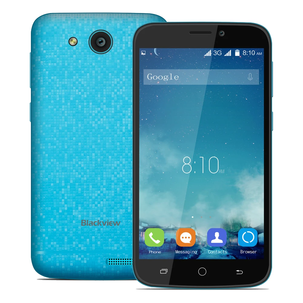 Blackview A5 Mobile Phone 3G Android 6.0 Smartphone 4.5" MTK6580 Quad
