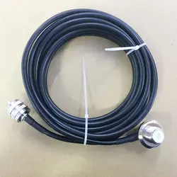 5 м RG58 коаксиальный кабель для KENWOOD WOUXUN мобильный verhical Автомобильные Антенны PL259 мужской uhf и SO239
