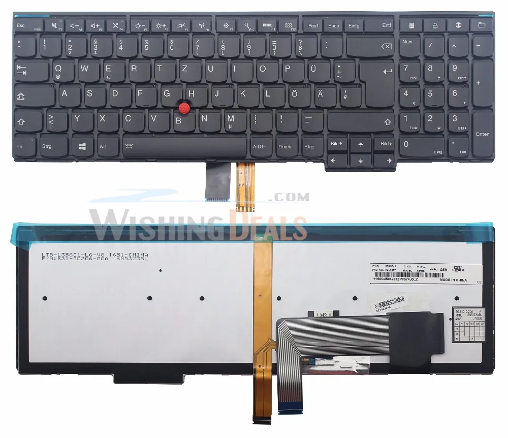 New For Lenovo Ibm Thinkpad Edge E531 E540 Gr German Black Backlit Keyboard E540 Keyboard Thinkpad Edgelenovo Thinkpad Edge E531 Aliexpress