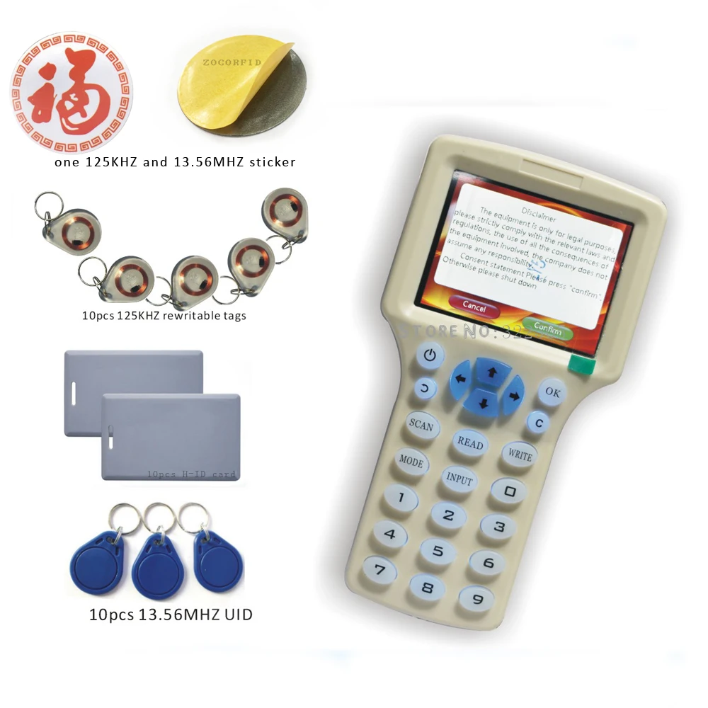 imágenes para Tarjeta RFID Leer-Escritor inglés versión 10 estilos/RFID Copiadora/Programador copia encriptada para 0 Sector + 30 unids Regrabable KeyFob imágenes para Tarjeta RFID Leer-Escritor inglés versión 10 estilos/RFID Copiadora/Programador copia encriptada para 0 Sector + 30 unids Regrabable KeyFob