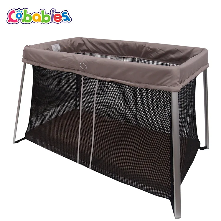 

Ultra-light square folding playable bed baby bed with mosquito net multi-function children's bed
