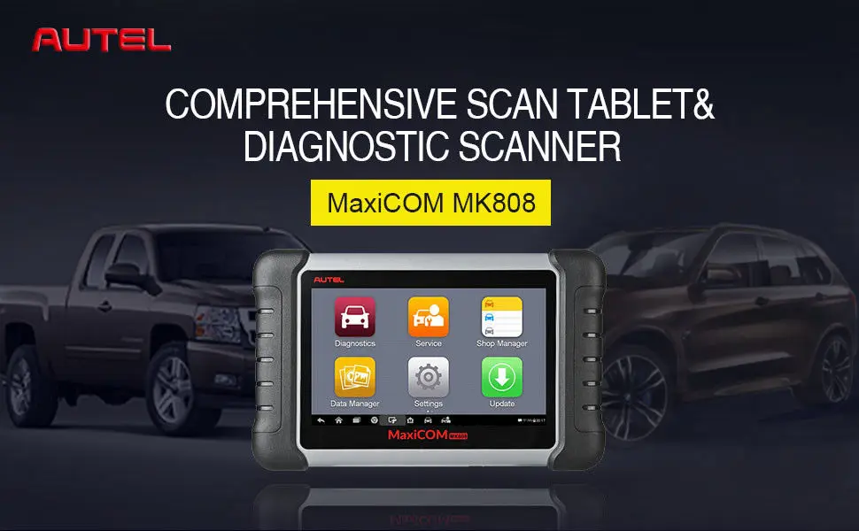 AUTEL MaxiCOM MK808 инструмент диагностики OBD2 сканер считыватель кода obdii Easydiag с полной системы как MD802 MaxiCheck Pro MX808