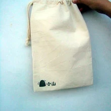 100 шт/партия, высокое качество, маленькие украшения из хлопка, мешочек для подарка из хлопка, хлопковый мешочек сумка со шнурками сумка PSP, подарочная сумка