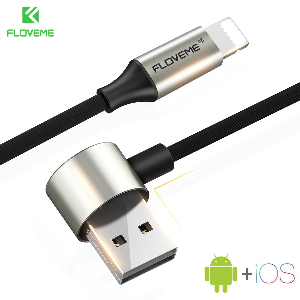 Buy FLOVEME 2 in 1 Micro USB + Lightning Cable 1m 2.4A