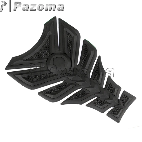Pazoma 1 Pcs Black Rubber Tank Pad Tankpad Sticker For Motorcycle Universal Fishbone & Stickers - AliExpress